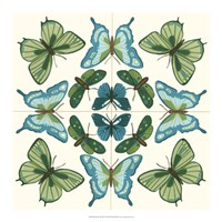 Butterfly Tile III by June Erica Vess - 18" x 18"