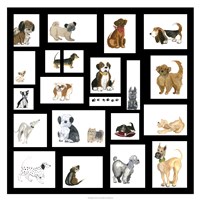 Doggie Grid Fine Art Print