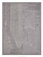 City Map of New York Fine Art Print