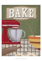 Baker's Kitchen by June Erica Vess - 13" x 19"