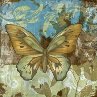 Rustic Butterfly I Framed Print