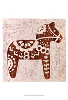 Country Woodcut I Fine Art Print