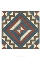 Quilt Motif I Framed Print