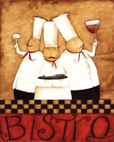3 Chefs Wine Bistro 2 Fine Art Print
