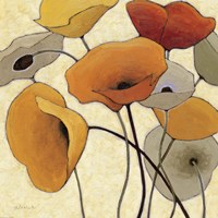 Pumpkin Poppies III Fine Art Print