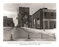 Buick Motor Company & Greensboro Motor Company Guilford County, NC 1979 photography Fine Art Print