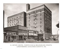 O. Henry Hotel, Greensboro, Guilford County, NC Fine Art Print