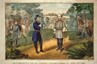 The Surrender of General Joe Johnston Fine Art Print