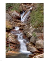 Skinny Dip Falls in Western North Carolina Fine Art Print