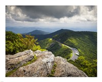 Blue Ridge Parkway Craggy Gardens Scenic Mountains Asheville NC Fine Art Print