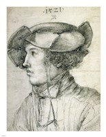 Portrait of a Young Man Fine Art Print