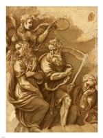 Victory, Janus, Chronos & Gaea Fine Art Print