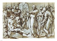 Raising of the Son of the Widow of Naim Fine Art Print