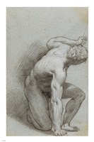 Kneeling Figure Fine Art Print