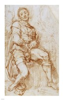 A Seated Man by Bernardino Poccetti - various sizes