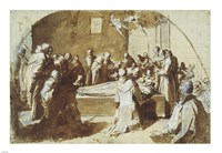 The Deaths of the Blessed Ugoccione and Sostegno Fine Art Print