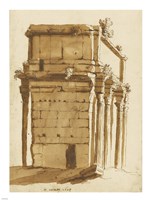 The Arch of Septimius Severus Fine Art Print