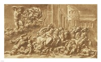 The Sons of Niobe Being Slain by Apollo and Diana Fine Art Print