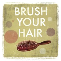 Brush your Hair-Mini by Drako Fontaine - 13" x 13"