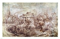 Landscape with Figures Fine Art Print
