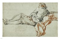 Reclining Male Figure Fine Art Print