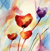 Tilt Tulips I Fine Art Print