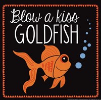 Blow a Kiss Goldfish Fine Art Print