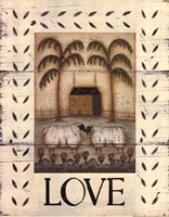 Love by Donna Atkins - 11" x 14", FulcrumGallery.com brand