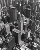 Chrysler Building And Midtown Manhattan Framed Print