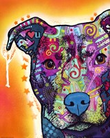 Heart U Pit Bull Fine Art Print