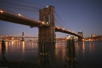 Brooklyn Bridge Twilight Fine Art Print