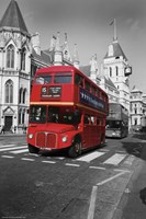 Red Bus Fine Art Print