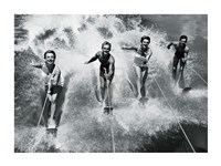 Water Ski Splash Fine Art Print