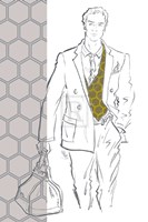 Around Town III Fine Art Print