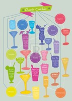 Classic Cocktails Fine Art Print