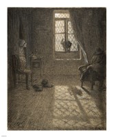 Le chat The Cat at the Window Fine Art Print