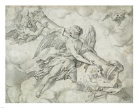 Angels Bearing the Column of the Passion Fine Art Print