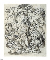 Orpheus Charming the Animals Fine Art Print