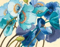Le Pavots Bleu Fine Art Print