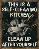 Self Cleaning Kitchen Fine Art Print