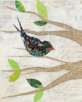 Birds in Spring III Framed Print
