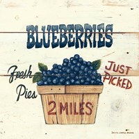 12" x 12" Blueberries