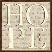 H is for Hope Fine Art Print