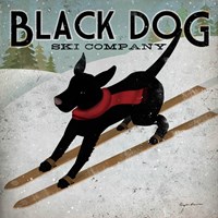 Black Dog Ski Co. Fine Art Print