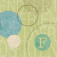 Circle of Words - Friends Fine Art Print