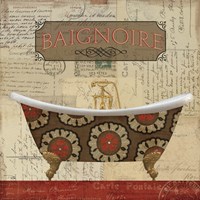 Postcard Bath II Fine Art Print