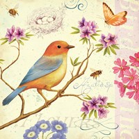 Birds and Bees II Fine Art Print
