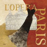 Paris Dress - L' Opera Fine Art Print