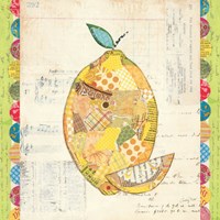 Fruit Collage II - Lemon Fine Art Print