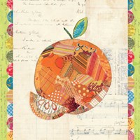 Fruit Collage IV - Orange Fine Art Print